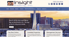 Desktop Screenshot of insightpropertynv.com